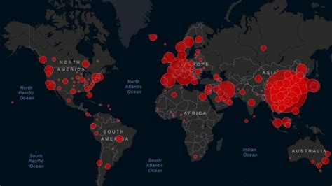 CARTE Coronavirus quels sont les pays touchés dans le monde LCI