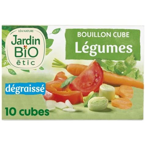 Jardin BIO étic Bouillons de cubes légumes dégraissé Bio JARDIN BIO ETIC