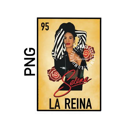 Selena La Reina Loteria Archivo Png Descarga Digital Etsy