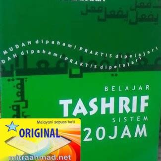 Jual Belajar Tashrif Sistem 20 Jam Aceng Zakaria AZK Kota Bandung