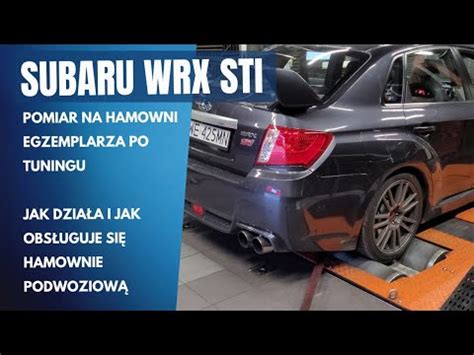 Subaru WRX STi Po Tuningu Test Na Hamowni Podwoziowej 4x4