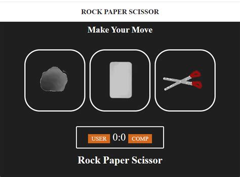 Creating Rock Paper Scissor Game With Html Css And Javascript