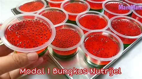 Modal 1 Bungkus Nutrijel Untungnya Berlipat Cara Membuat Puding