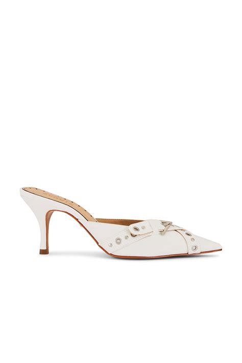 Schutz Vinnie Mule In White REVOLVE