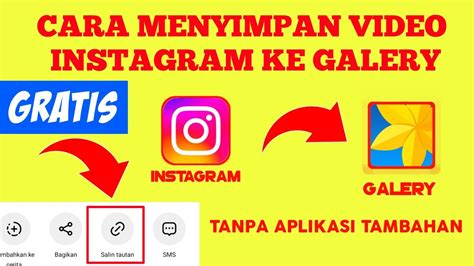 Cara Simpan Video Instagram Ke Galeri Cara Simpan Video Instagram Ke