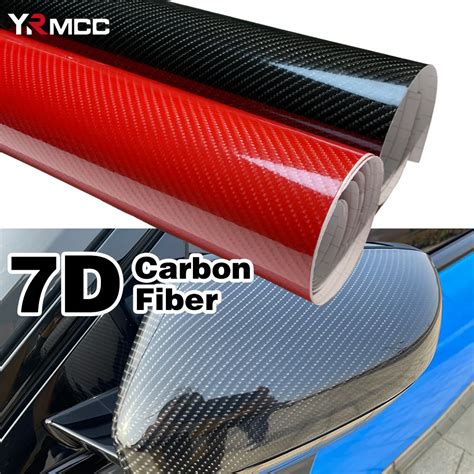 Car Sticker D Carbon Fiber Vinyl Wrap Film Self Adhesive Stickers For