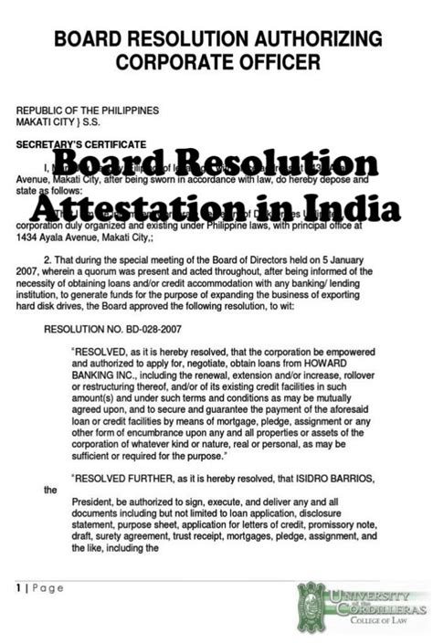 Saudi Arabia Embassy Attestation Board Resolution Legalization In India