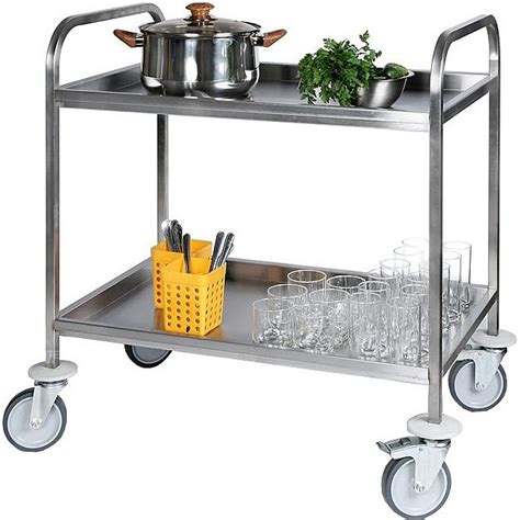 Купить Тележка сервировочная ТММ ТБ-2/800/500 в Москве для ресторанов и ...