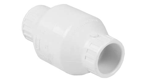 Flapper Type Check Valves Clear And White Aquaculture Valves And Fittings