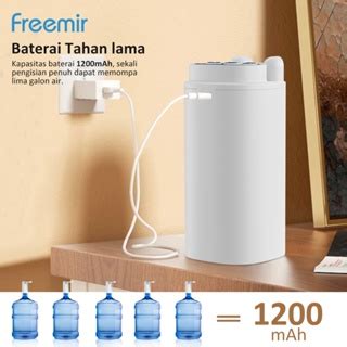 Jual OFFICIAL MALL Freemir Pompa Galon Elektrik 3 Tombol Dispenser