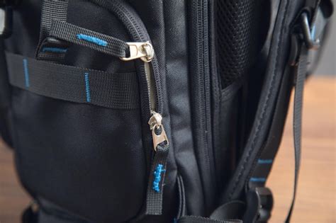 Premium Photo | Zipper on sports backpack closeup