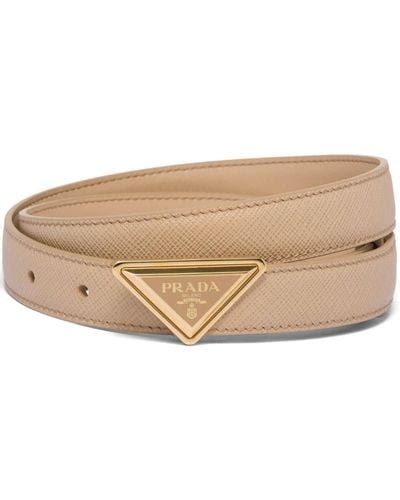 Natural Prada Belts For Women Lyst