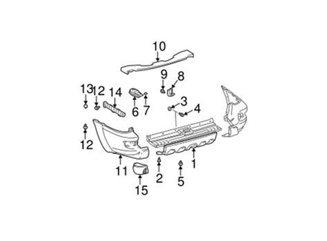 2006 Toyota 4runner Body Parts Diagram