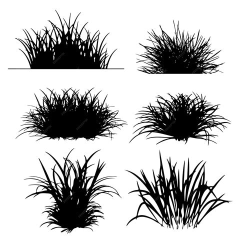 Premium Vector Free Download Grass And Tree Silhouette Vector