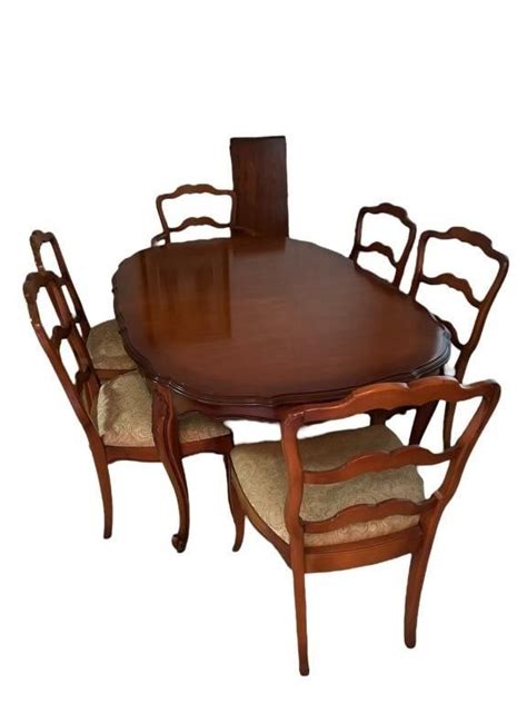 Cherry Dining Room Set | Live and Online Auctions on HiBid.com