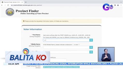 Paano Gamitin Ang Precinct Finder Online Ng Comelec Bk Youtube