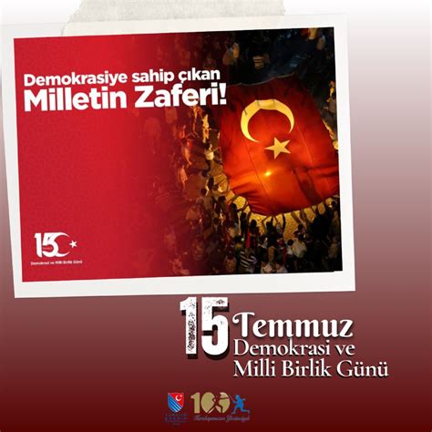 15 Temmuz Demokrasi ve Milli Birlik Günü kutlu olsun Türkiye Eskrim