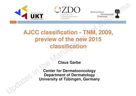 PDF AJCC TNM Classification 2009 01 2014 Modalità Compatibilità