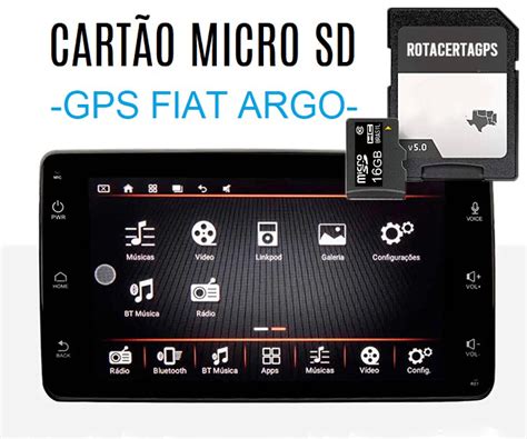 Cart O De Memoria Gps Central Fiat Argo Igo Android Rotacerta