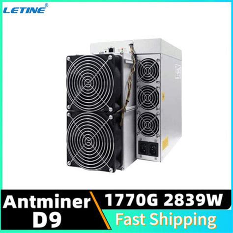 Buy Wholesale China Dash Newest Bitmian Antminer D9 1770gh S 2389w X11