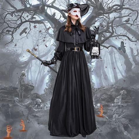 Halloween Medieval Crow Doctor Costume Incredible Jacket