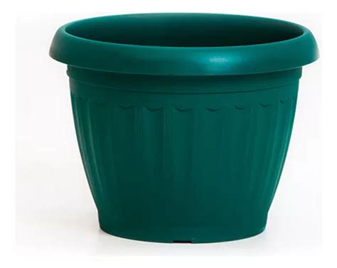 Maceta Plastico Ta Plastic Ibiza N30 Color Verde Oscuro MercadoLibre