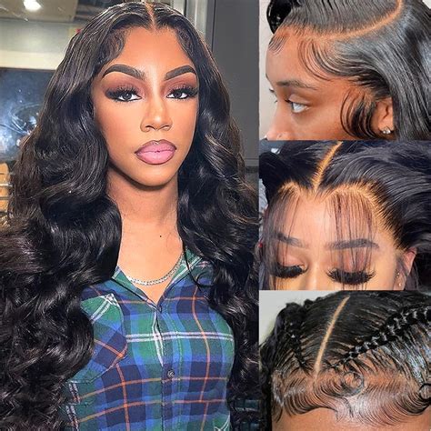 Ablyea 13x6 Body Wave Lace Front Wigs Human Hair 180