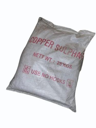 95 25Kg Copper Sulphate Powder HDPE Bag At Rs 226 Kilogram In