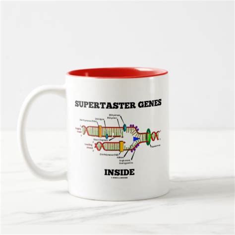 Supertaster Genes Inside Dna Replication Two Tone Coffee Mug Zazzle