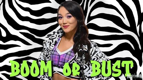 Wwe Roxanne Perez Boom Or Bust Youtube