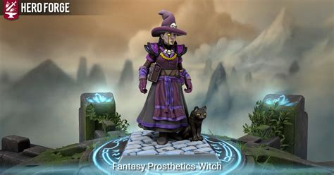 Fantasy Prosthetics Witch Made With Hero Forge