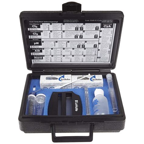 Lamotte 3368 01 Pool MGR Test Kit 0 2 3 0 Ppm Free Total Chlorine 6 8