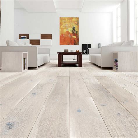 V4 Driftwood Lichen White Oak Engineered Flooring Rustic Stained