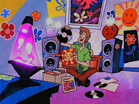 Hey Like Groovy Tunes Man Lava Lamp Scooby Doo Shaggy Vinyl