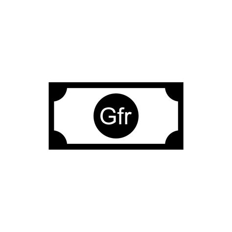 Republic of Guinea Currency symbol, Guinean Franc Icon, GNF Sign ...