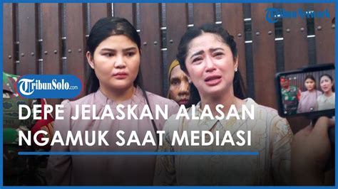 Tangis Dewi Perssik Jelaskan Alasan Ngamuk Saat Mediasi Dengan Ketua Rt