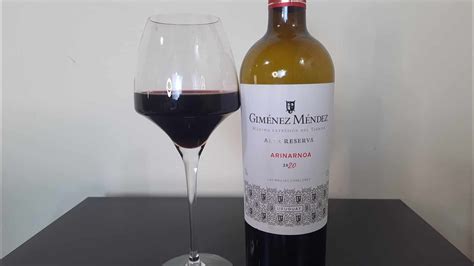 0482 Vinho Gimenez Mendez Alta Reserva Arinarnoa 2020 Vinho Vino