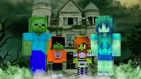 A Fam Lia Zumbi Por Dia No Minecraft Lobinho Youtube