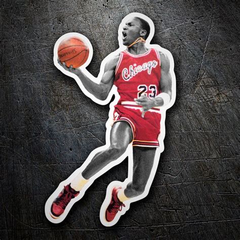 Sticker Michael Jordan Chicago Bulls 23 Atelier Yuwa Ciao Jp