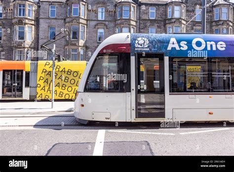 Edinburgh Trams Extension Opens Hi Res Stock Photography And Images Alamy