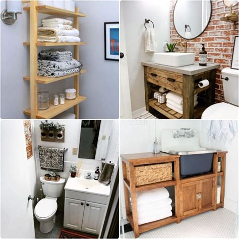 40 DIY Bathroom Shelf Ideas To Organize And Decor Bath Space