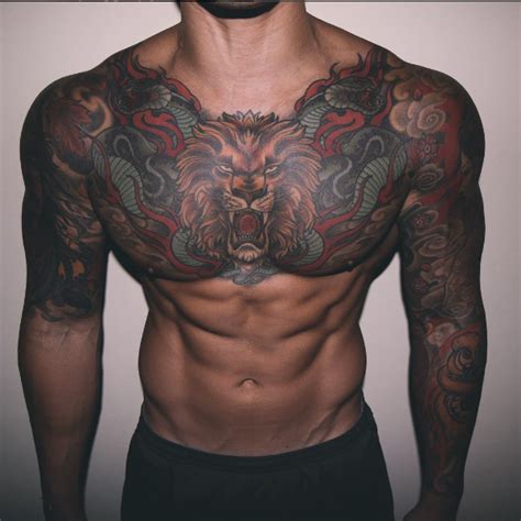 Pin By R Zan Duman On Tatoo Chest Tattoo Men Chest Piece Tattoos