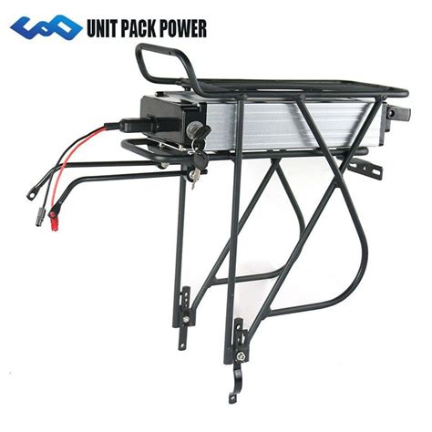 Rear Rack Ebike Battery V Ah Lithium Battery Pack V W Battery