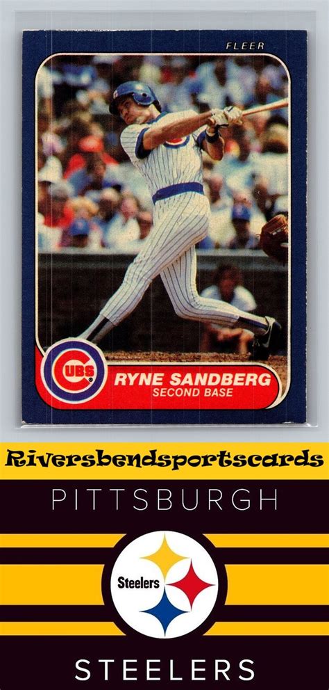 1986 Fleer 378 Ryne Sandberg EBay