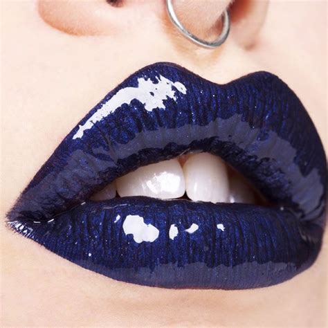 42 Blue Lipstick Shades Were Falling For This Season Blue Lipstick Blue Lipstick Makeup