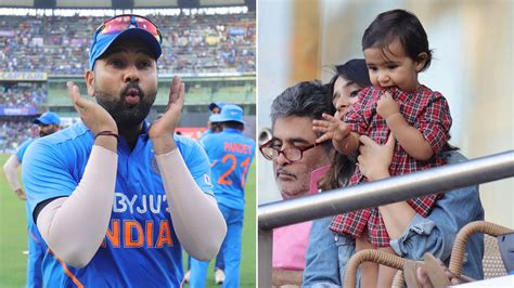 Rohit Sharma Daughter - Rohit Sharma Shares Adorable Picture Of His ...