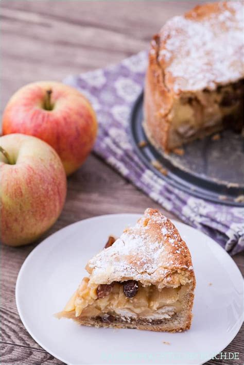 Gedeckter Apfelkuchen Aus M Rbteig Backen Macht Gl Cklich Rezept