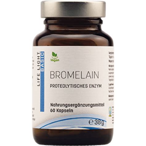 Bromelain 60 Kaps Life Light VitalAbo Online Shop