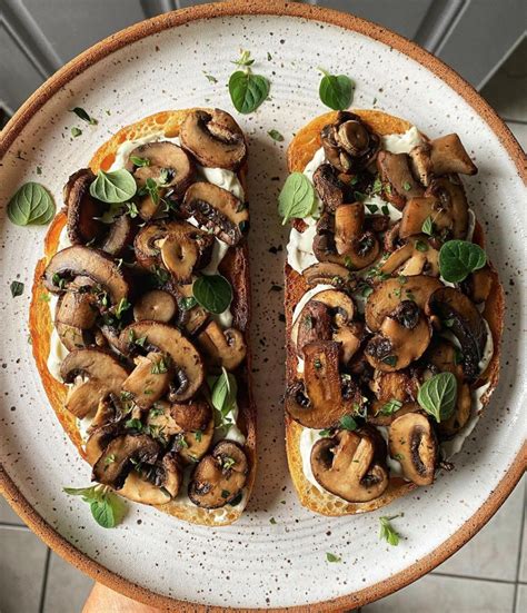 Mushroom And Goat Cheese Toast Recipe By Melissa Schulley The