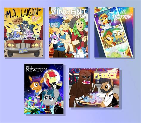 Safe Artist Pixelkitties Bright Mac Discord Donut Joe